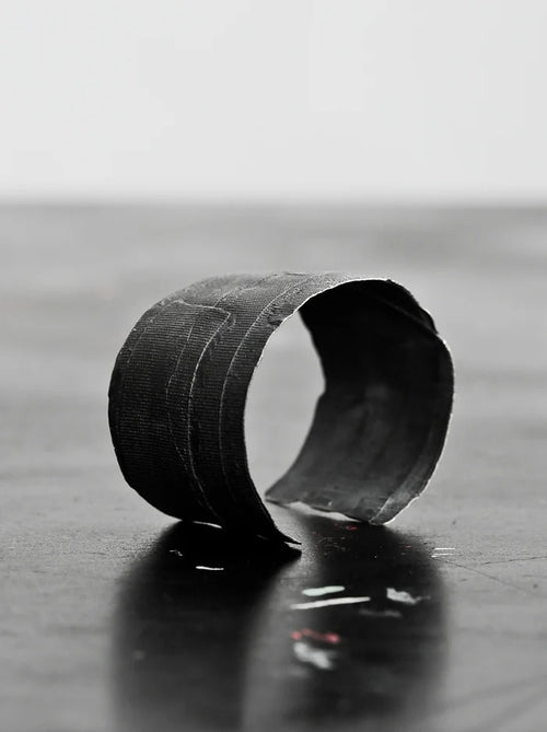 Bandage Wide Bangle (VTGC01-VS ) | Vintage Silver