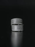 2-Bandage Silver Ring (2-VTGR04 ) | Vintage White