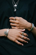 Bague Anneau 'S'Asseoir' Martelé – Atelier Serge Thoraval sterling silver jewelry
