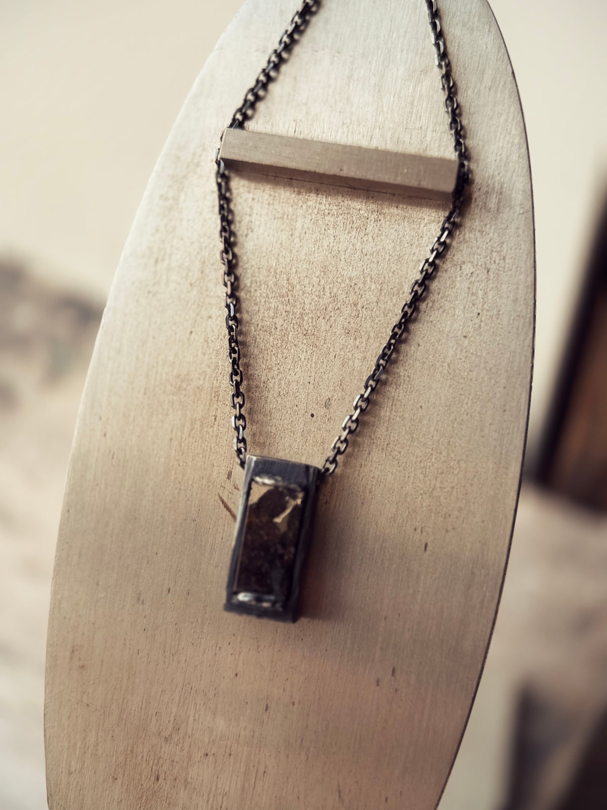 Portal Necklace with Pallasite