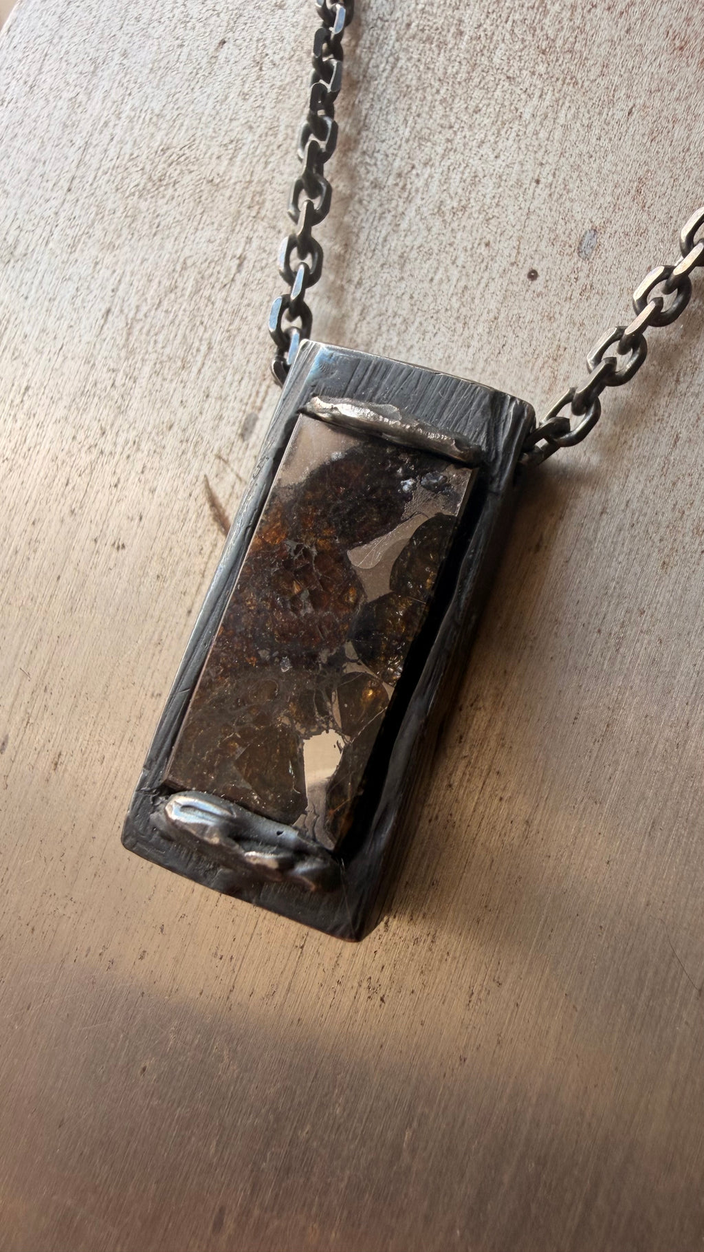 Portal Necklace with Pallasite